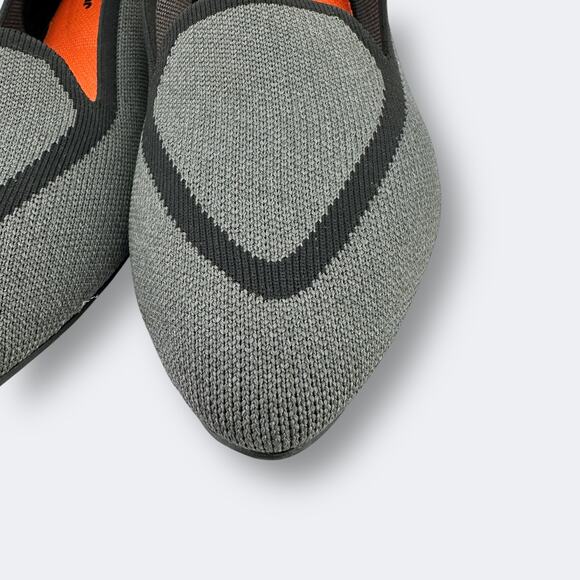 Judy + Birdies The Blackbird Gray Black Knit Loafer Shoes Womens Size 9 - Picture 4 of 8